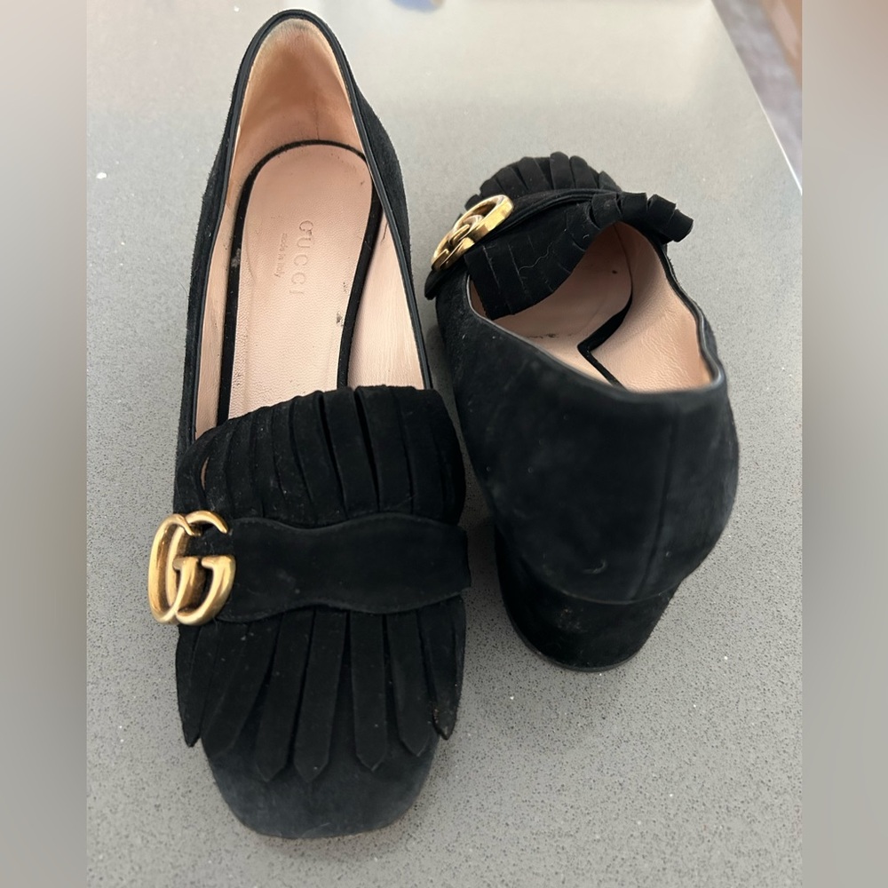 Gucci Marmont kitten heel